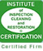Clean As A Whistle Technicians are Certified by the Institute of Inspection Cleaning and Restoration